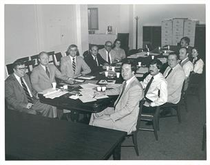 Early 1970s board meeting