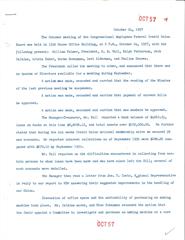 October 1957 board meeting minutes October 1957 board meeting minutes