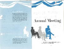 1960 Annual Meeting booklet, front cover