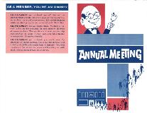 1963 Annual Meeting booklet cover