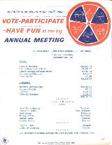 1964 Annual Meeting invitation (back)