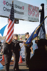 1st cherry blossom color guard