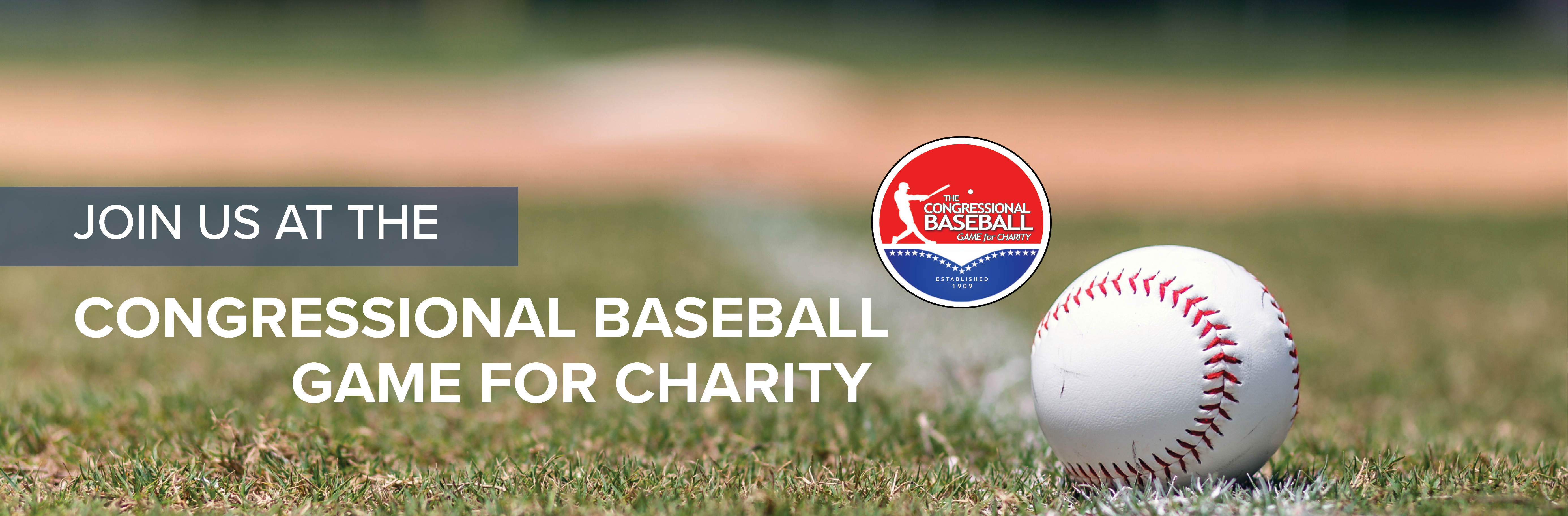 Join us at the Congressional Baseball Game for Charity June 26, 2019, 7:05 PM at Nationals Park